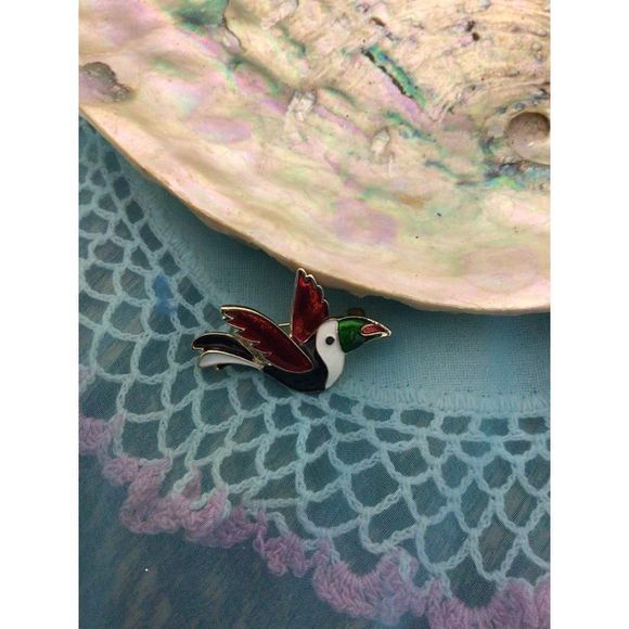 NWT Toucan Bird Brooch Pin Enameled Brooch New - Picture 9 of 12